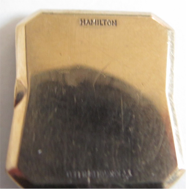 Hamilton Adrian Case Back Only-10K Gold Filled-Star Watch C. Co.