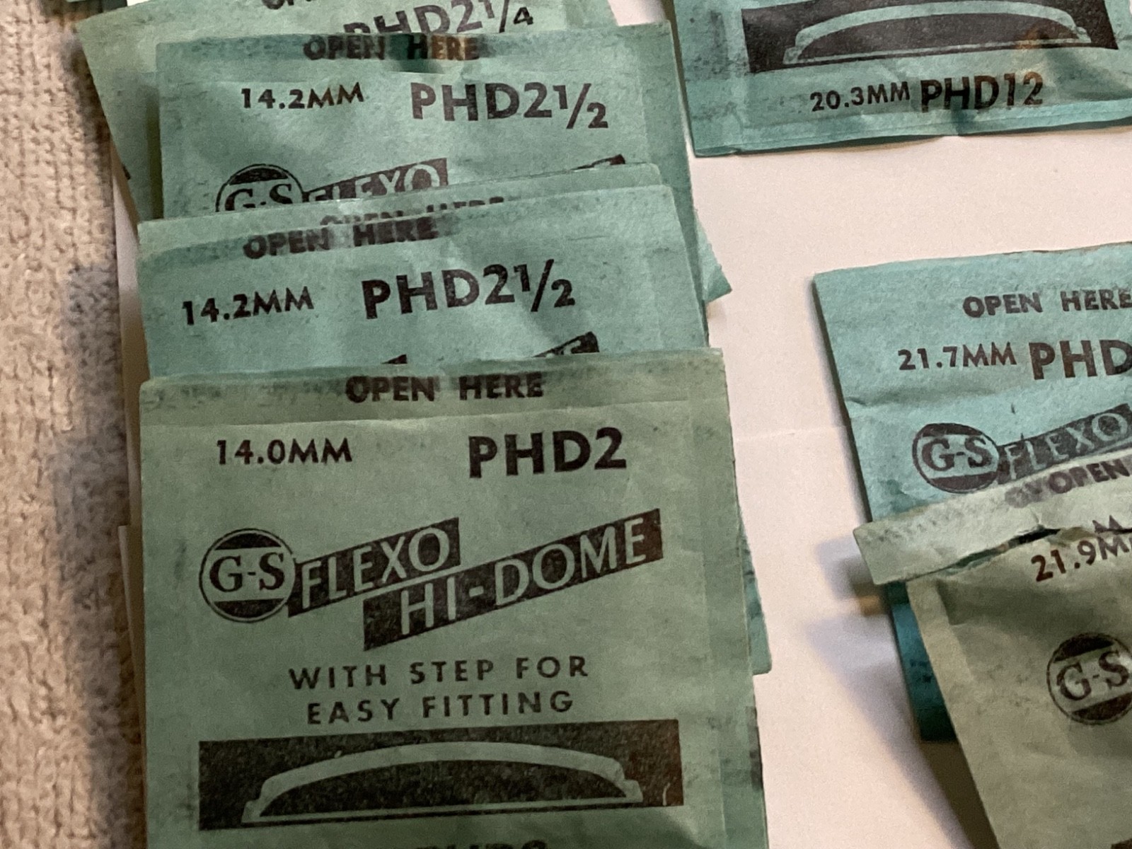 GS Flexo Hi Dome watch crystals smaller sizes parts