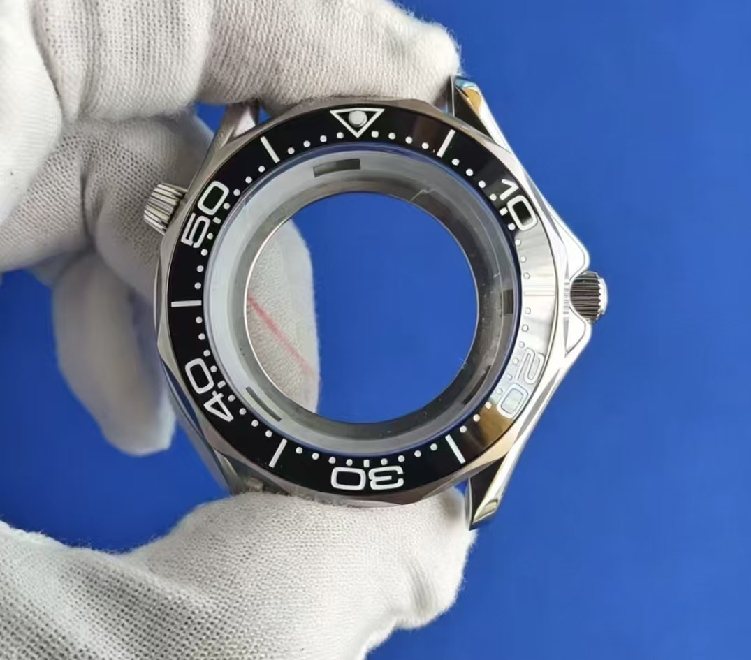 For DIY 40mm Watch Steel Case kit For 8215 movement