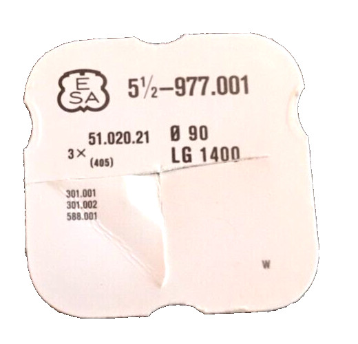 ESA ETA 977.001 Winding Stem watch part #405 #401/867 (1-stem) SEE FIT LIST