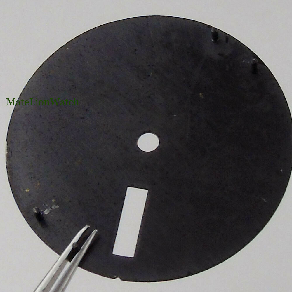 28.5mm Watch Dial+Hands Dual Calendar For NH36/NH36A Green Lume 3.8 &3 o’clock