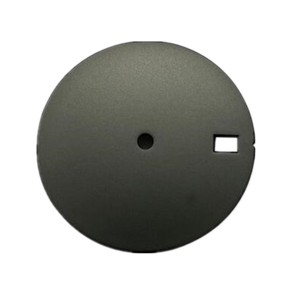 Single Calendar At 3.8 Crown Watch Dial Black Face for NH35 4R35 6R15 Movement