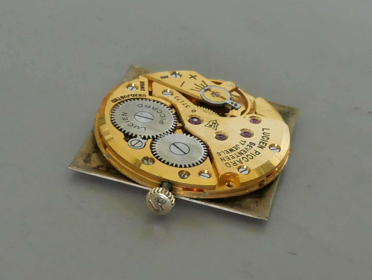 Lucien Picard R.530 watch movement 17 Jewels Manual Wind WORKING
