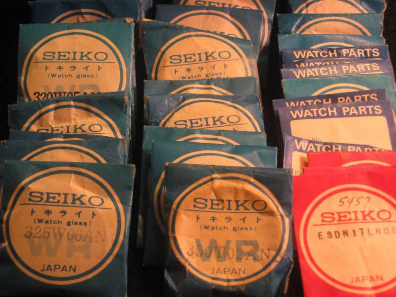 NOS Watch Crystal – Various Sizes For Seiko Watches