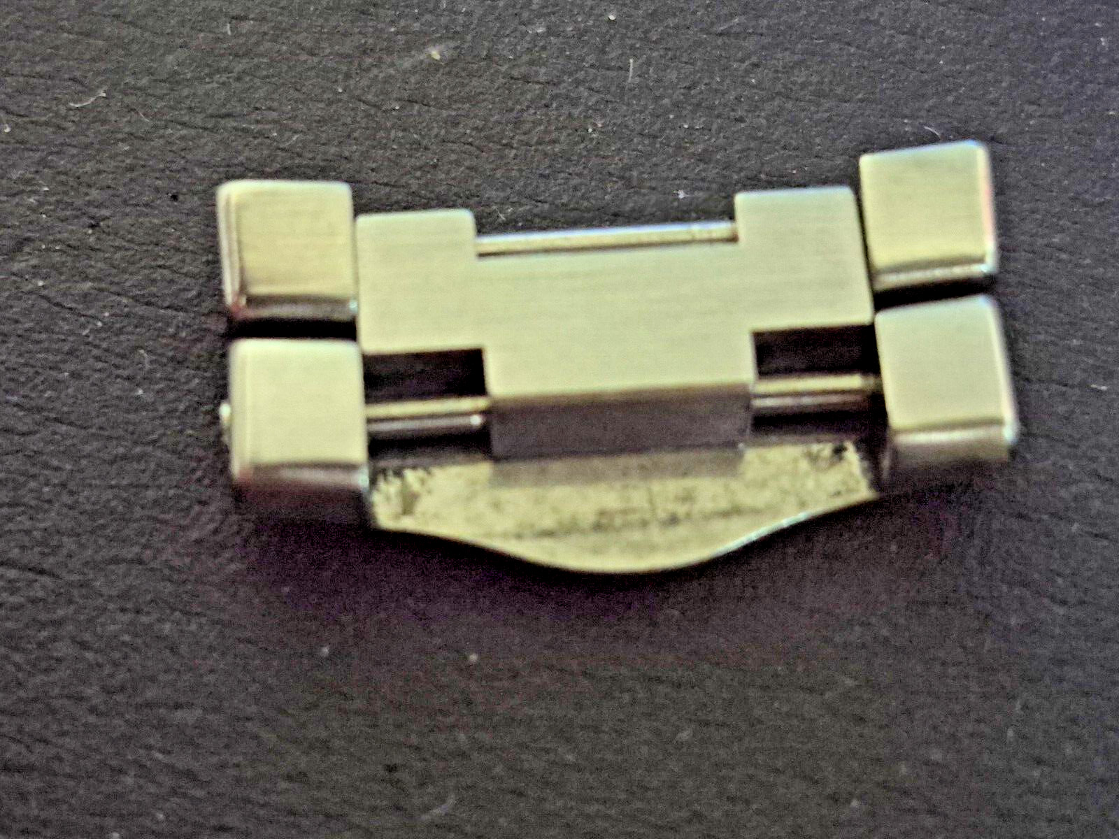 2 EBEL Classic Wave 20.5mm Extra Replacement Link Stainless Steel and Gold & Pin
