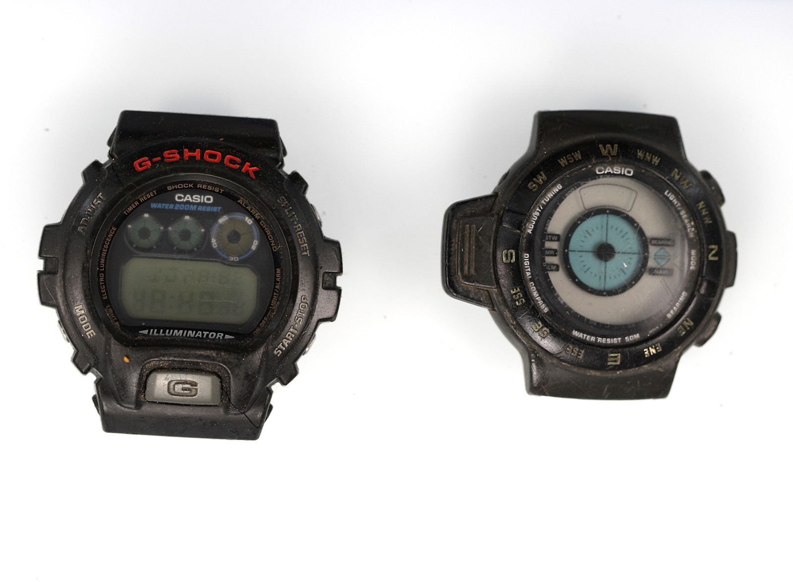 Casio Illuminator Watch Men G-Shock DW-6900 Plastic Batt WR Quartz NON WORKING