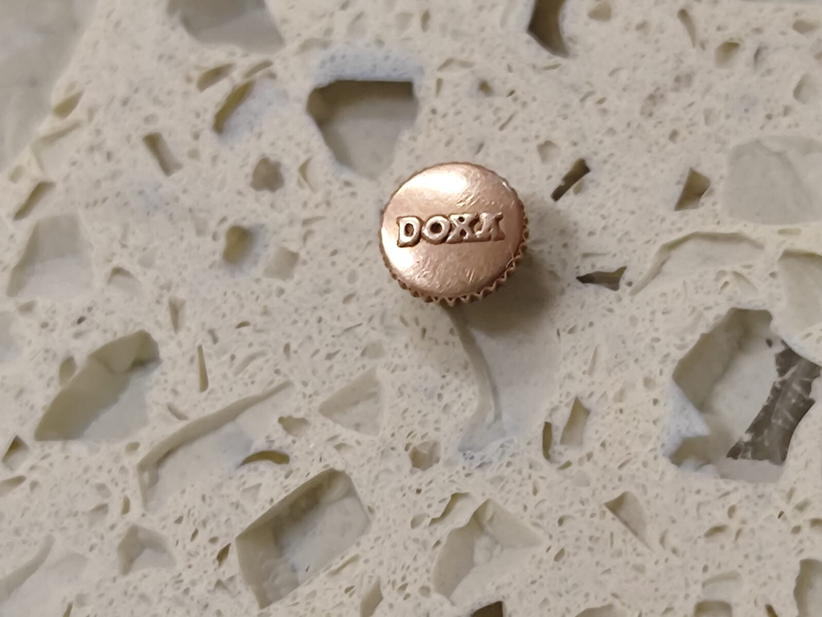 Vintage DOXA Parts Gold Crown 4.40mm Used