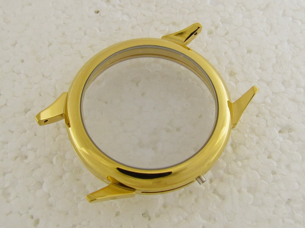 Gold Steel Case NEW!! for Movement IWC Patek Philippe Omega Rolex Chopard Zenith