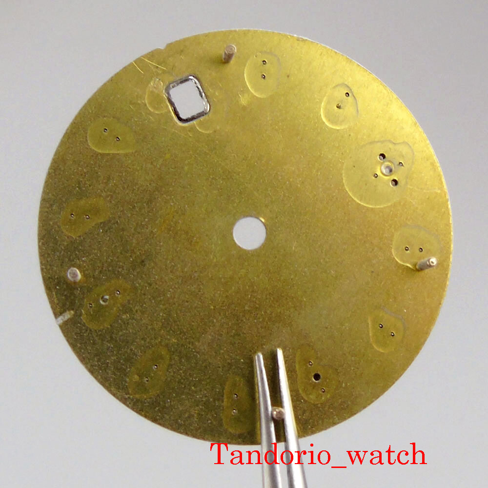 New 28.5mm luminous watch dial with date window fit miyota 8215 DG 2813 movement