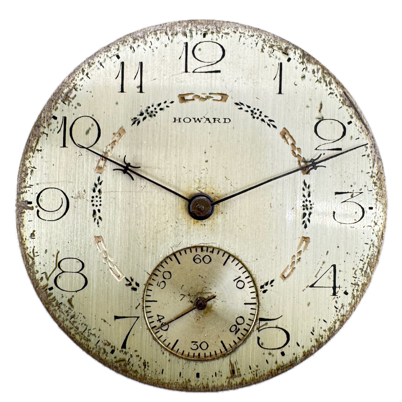 Antique 14s 1918 E. Howard 1912 17j Mechanical Pocket Watch Movement Series 7
