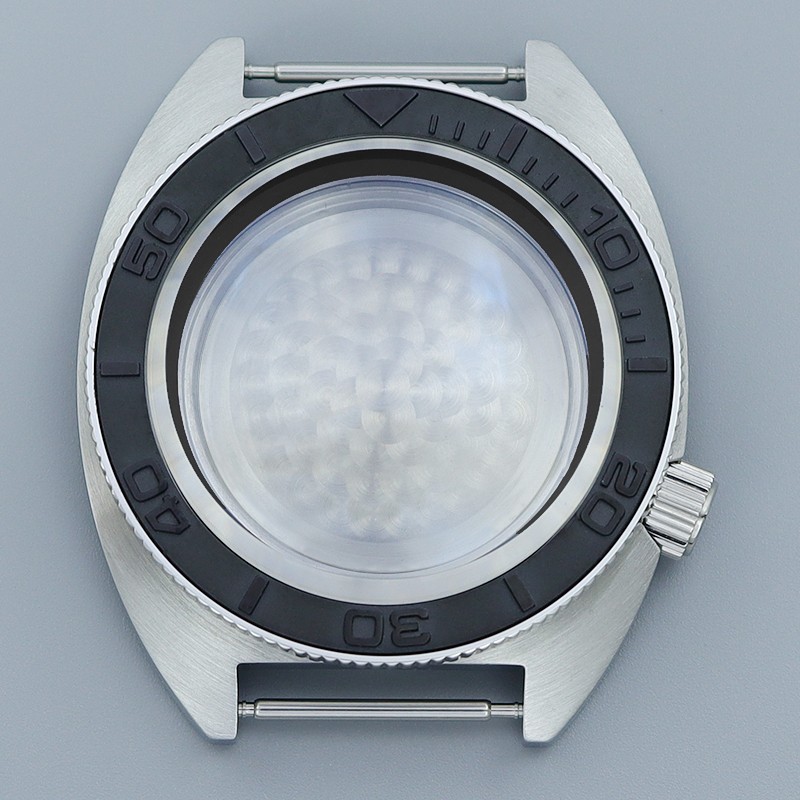 41mm Silver Watch Case Modify Tuna Turtle Mod Sapphire 10ATM For Seiko NH35 NH36