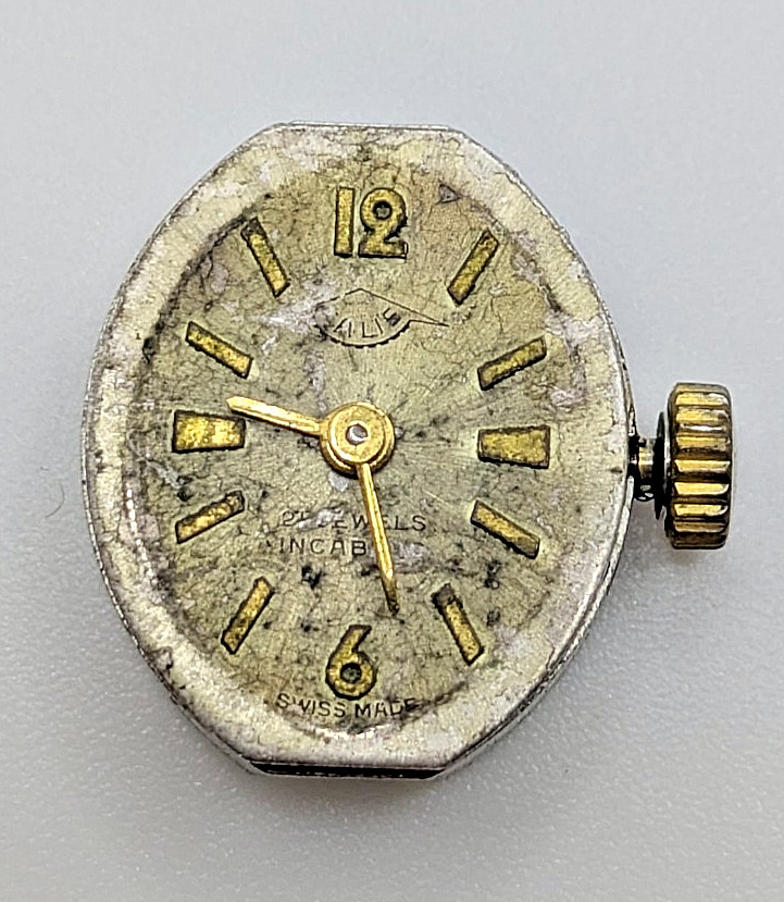 AS 1677 Talis Manual Wind Watch Movement 21 Jewels Swiss Made Untested 15.4mm