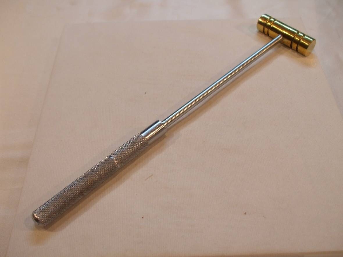 Hammer Handle Steel Brass Head 150g Goldsmith Hammer Brass Steel Handle tools