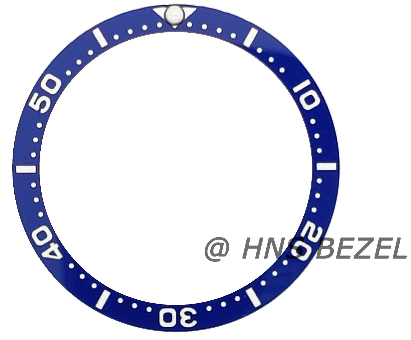 BLUE CERAMIC BEZEL INSERT FOR SEIKO 6309-7040-7049 SUWA TURTLE 6309A FULL LUME