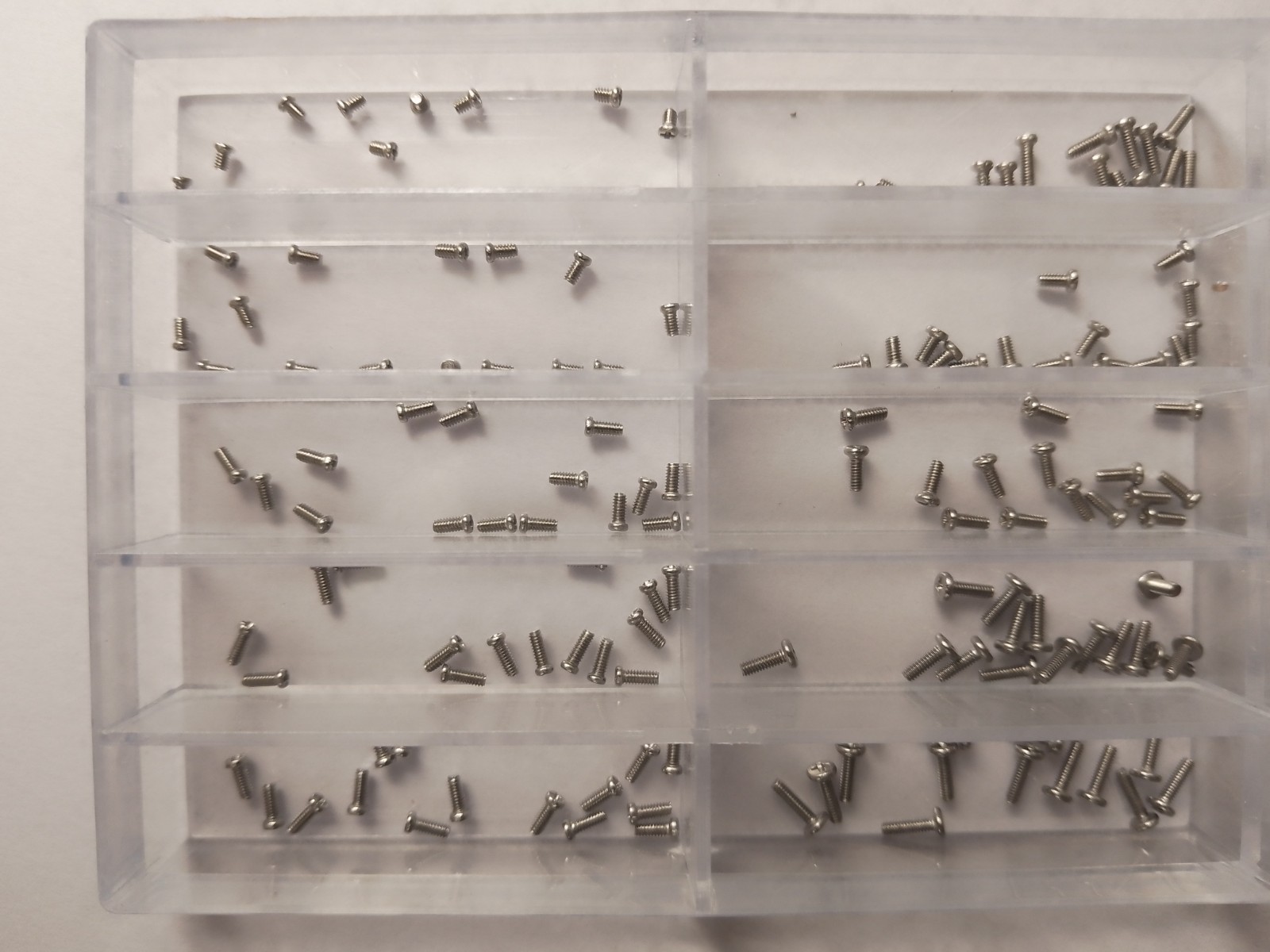 150PCS 304 stainless steel movement slotted screw for various brands of watch