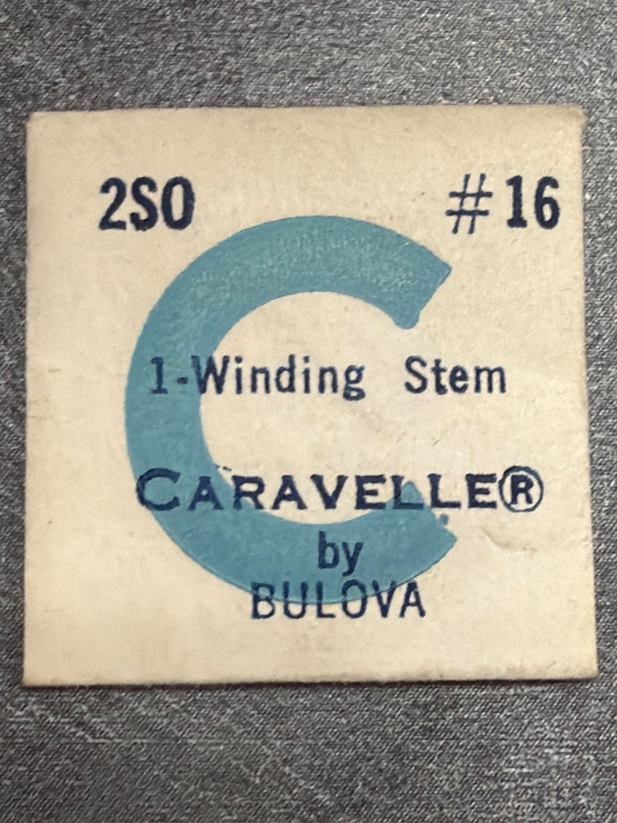 CARAVELLE by Bulova – #16 & #16A Winding Stems for Various Calibers