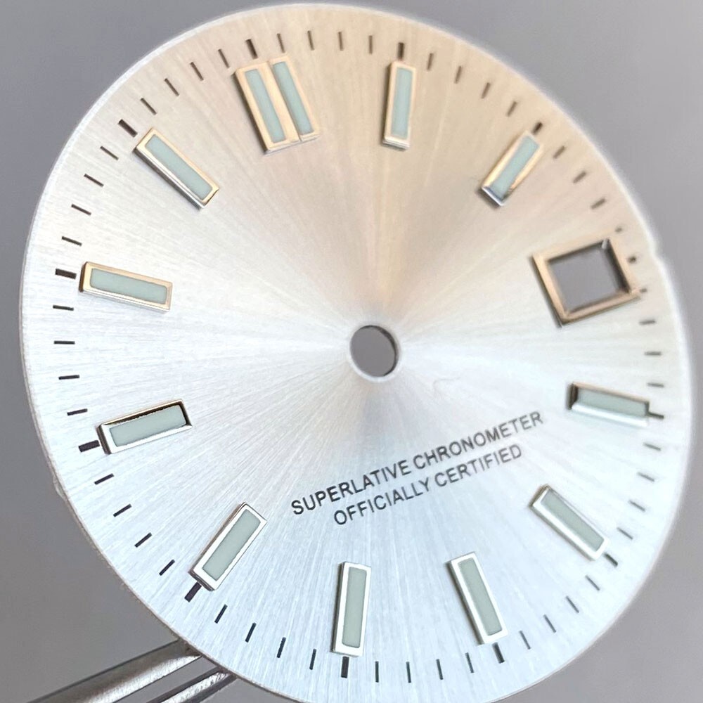 New 29mm Sunburst Watch Dial For NH35 NH36 NH38 Datejust Watch Parts Fast Ship