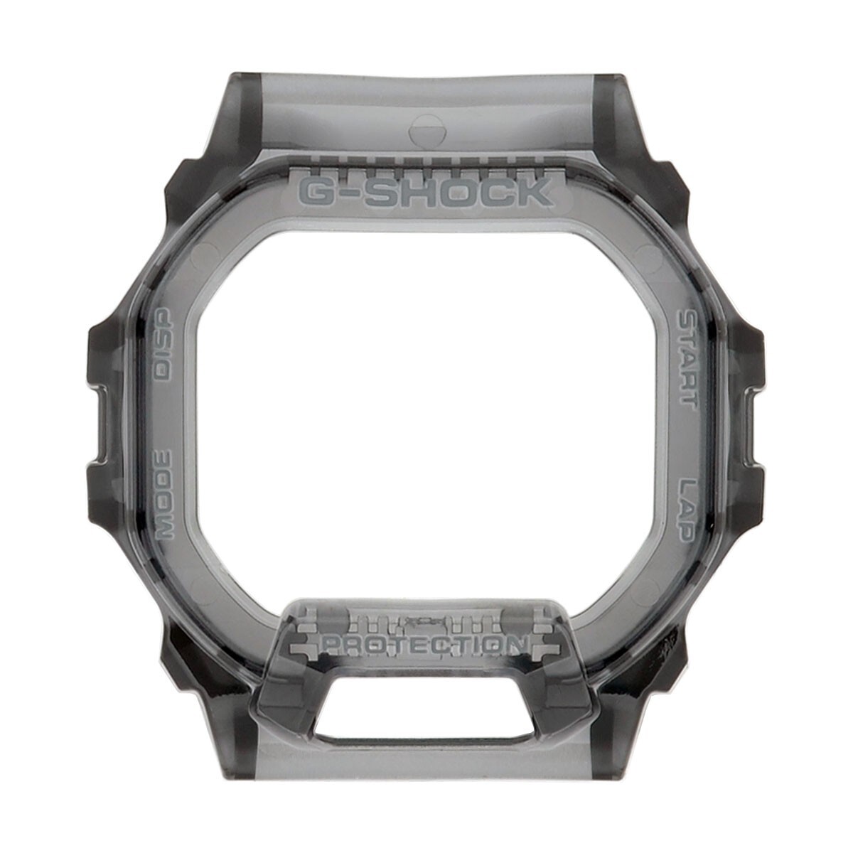 Genuine Watch Band Bezel Shell GBD-200SM-1A6 Translucent Gray Rubber Cover