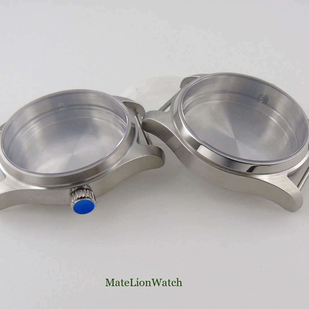 39mm Sapphire Watch Case Fit For NH35/NH36 Movement 200M Waterproof Steel/Bronze