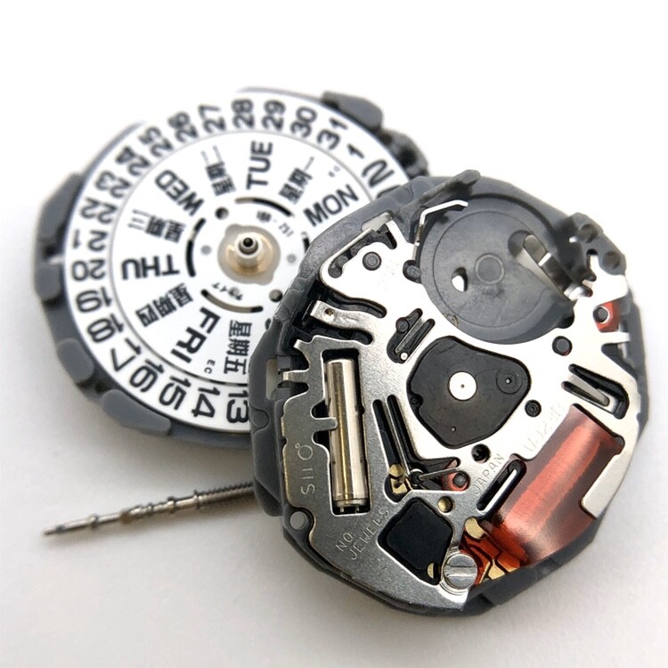 Watch Part TMI VJ23B Movement Quartz Movement 3 Hands Dual Calendar 1PC