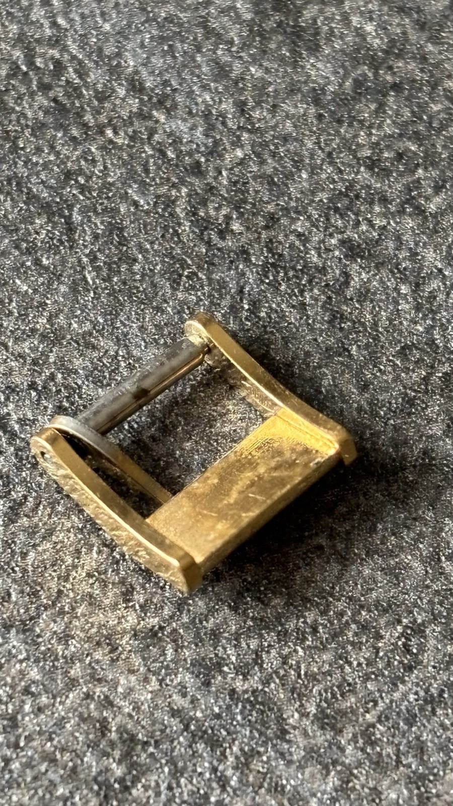Zenith Buckle 10mm Vintage Gold Steel Gold Buckle Original