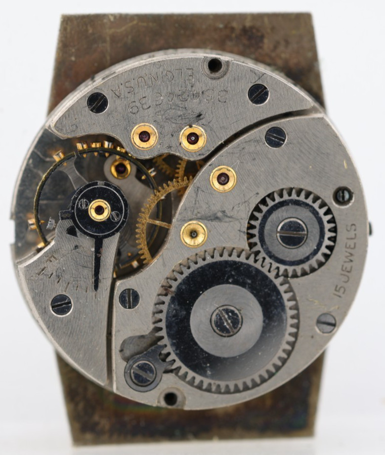 ELGIN Gr. 519, 8/0s 15j, 35424639 WRIST WATCH MOVEMENT, FOR REPAIR (OJ)
