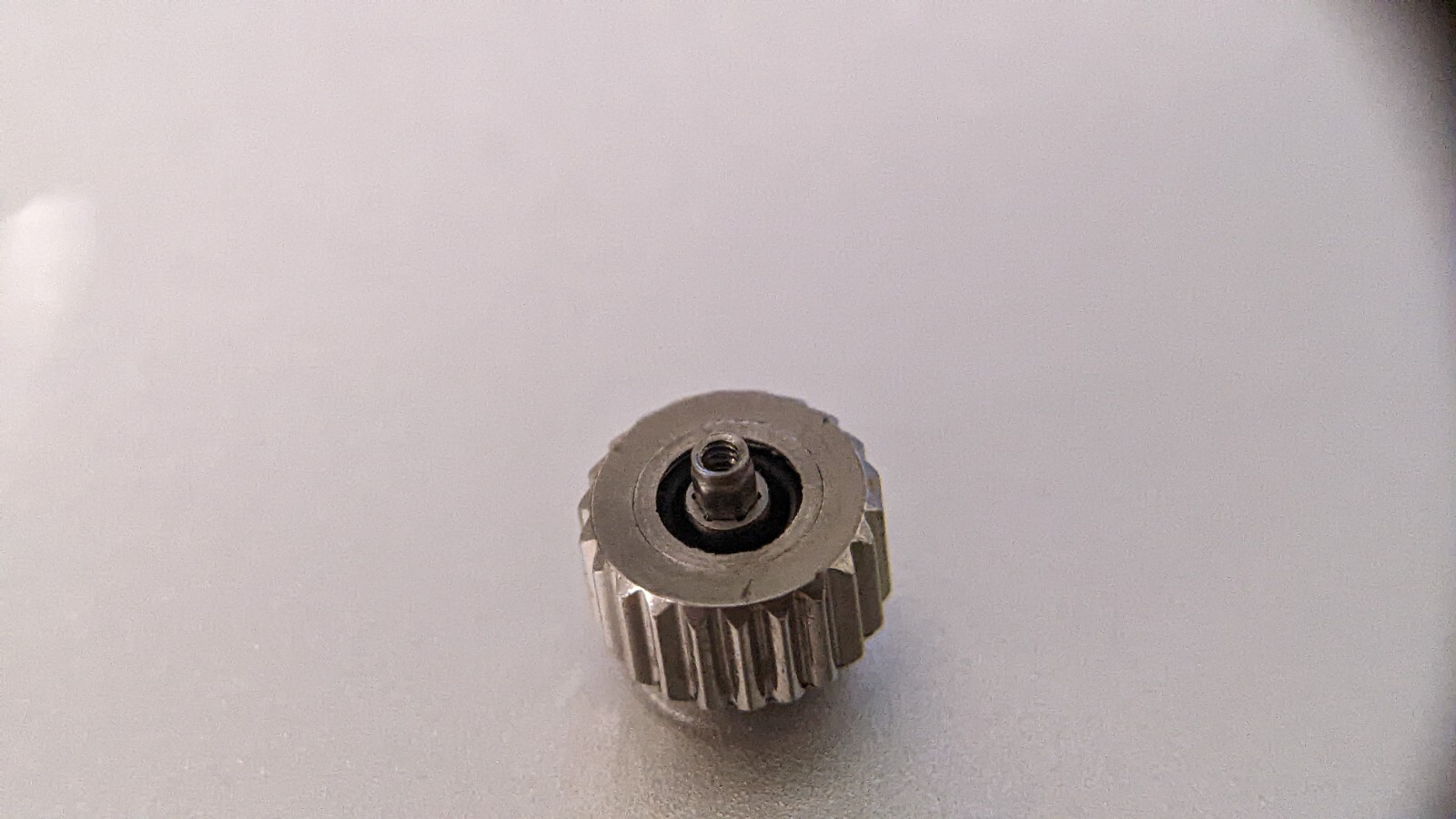 Unbranded screwdown CROWN 6.5mm CAV-5304W Tap 10 (0.90mm stem) with Tube