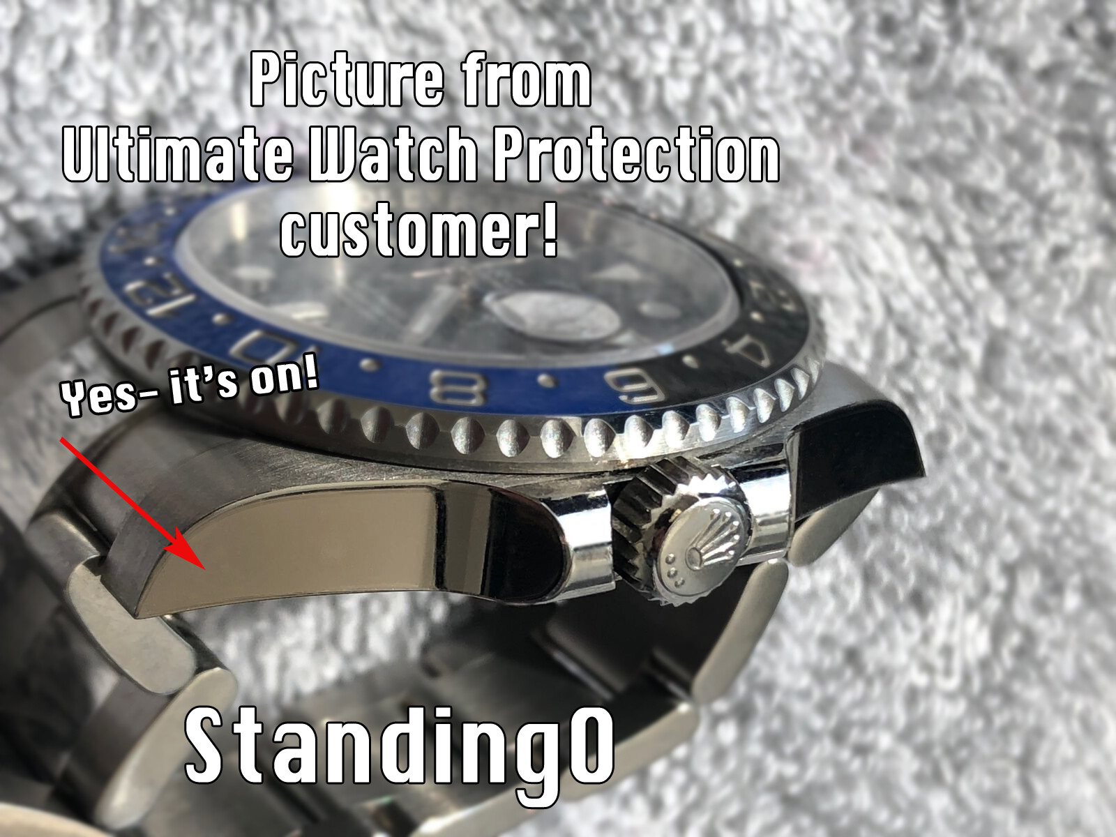 For-Rolex Explorer II 216570 Protector Set x2 FullClasp Case Sides Crystal Bezel