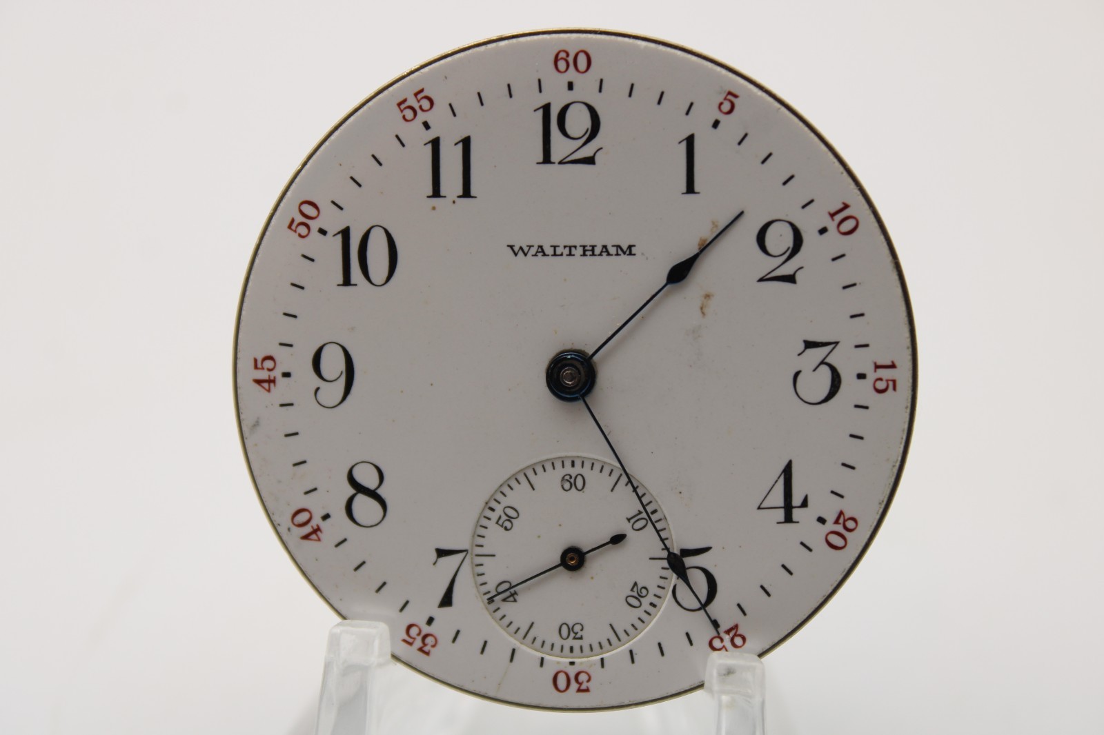 1913 WALTHAM POCKET WATCH MOVEMENT 19166101 GRADE: 610 16s 7j (KF2)