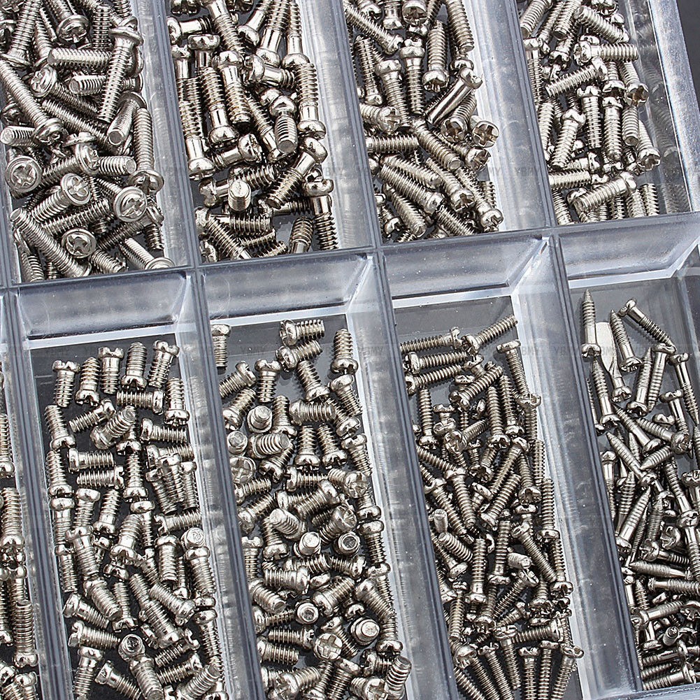 1 Box Stainless Steel & Plastic Eyeglass Sunglass Screws Nut Watchmaker Tools C