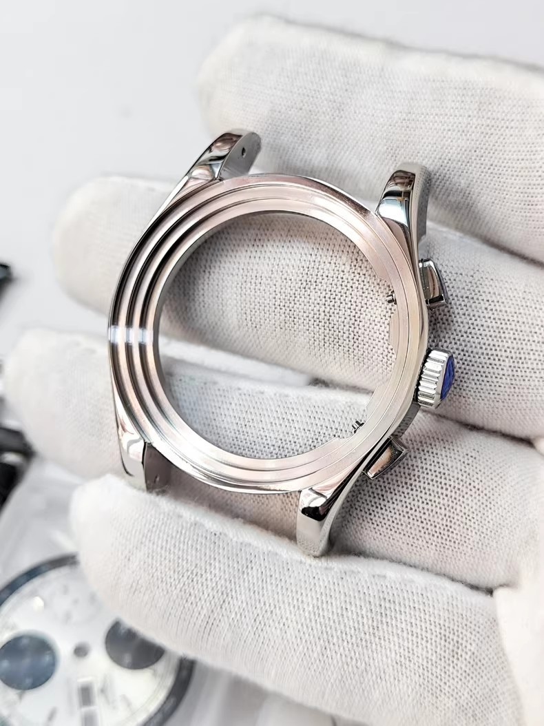 DIY 40mm Stainless Steel Watch Kit For 7750 After-sales accessories