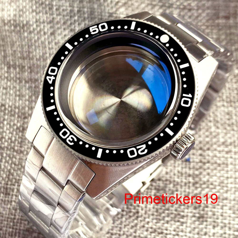 300M Watch Dive Case Steel Strap Sapphire Glass Fit NH35 ETA2824 PT5000 Movement