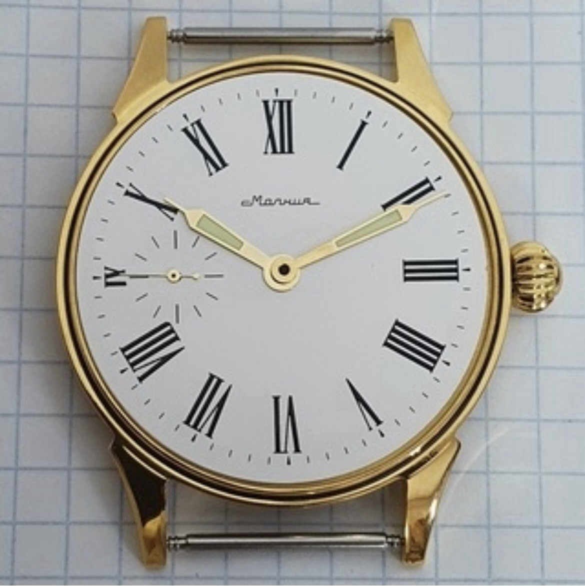 Molnija Marriage Watch Parts Set – Case Dial Hands – No Movement – Aftermarket