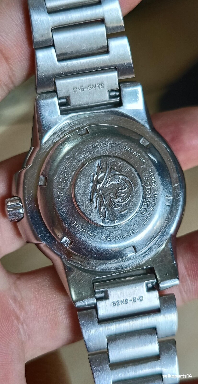 SEIKO KNIGHT RARE ORANGE SKXA61 7S26-01X0 U.S. MARKET 2006 JULY ALL ORIGINAL
