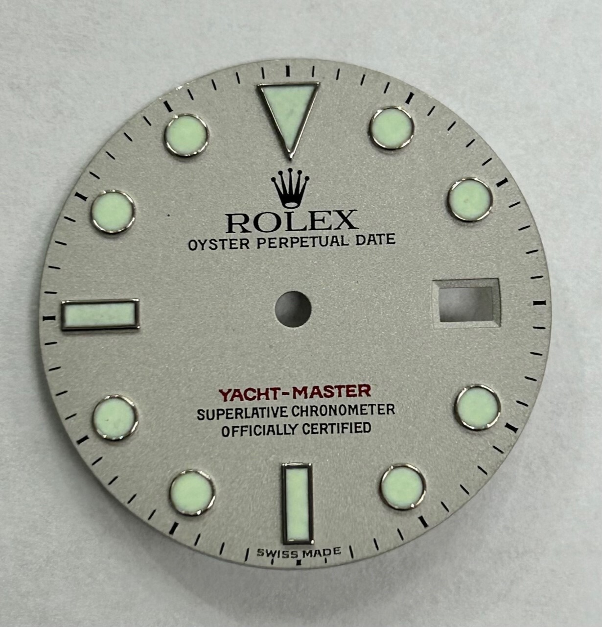 Genuine Rolex Yacht Master 40mm Platinum Watch Dial