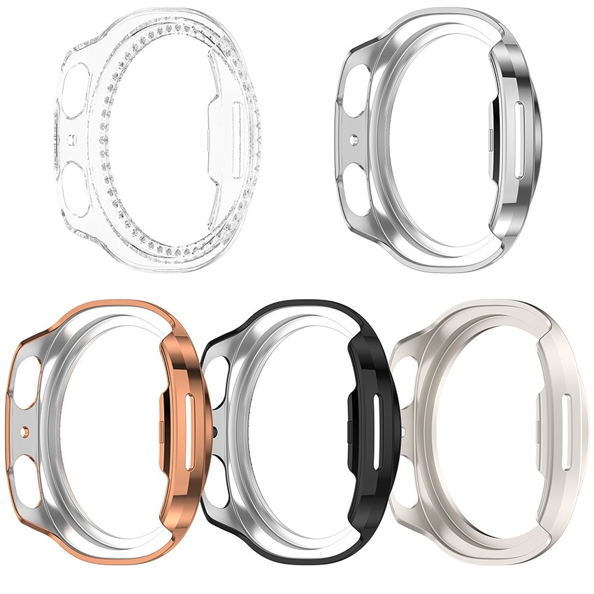Diamonds Hollow Protective Case Watch Case for Samsung Galaxy Watch 8 40MM/44MM