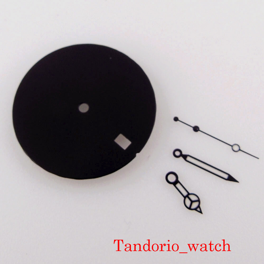 Bliger 29mm Black Sterile No Logo Watch Dial Hand For NH35 MIYOTA 8215 Movement