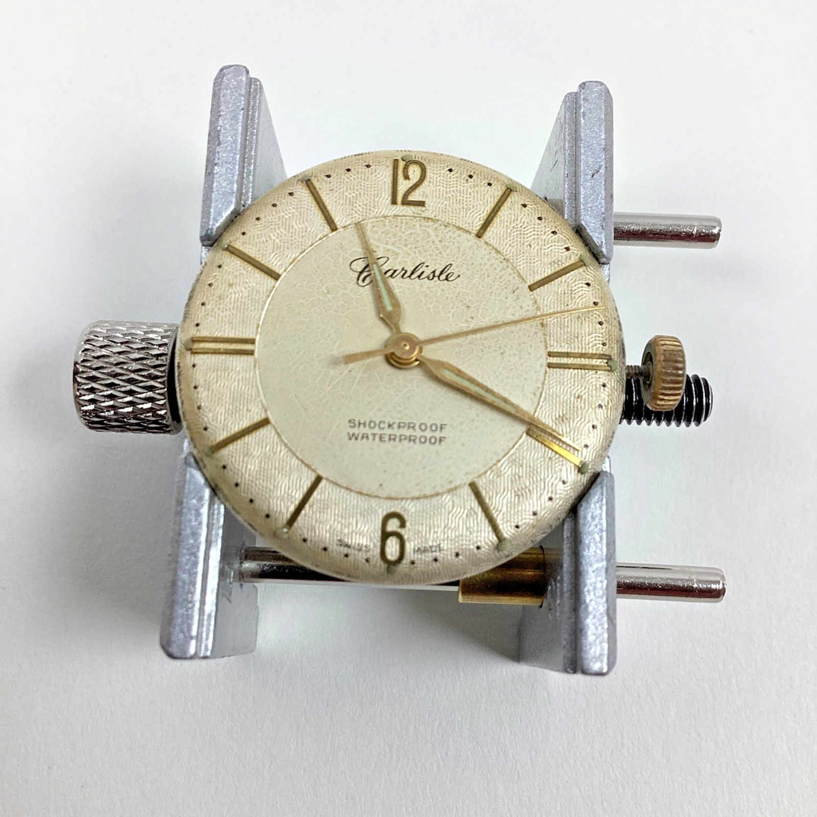 Lot Carlisle Henriline Watch Co Ebosa EB8020 Swiss Runs Spares Part Repair READ