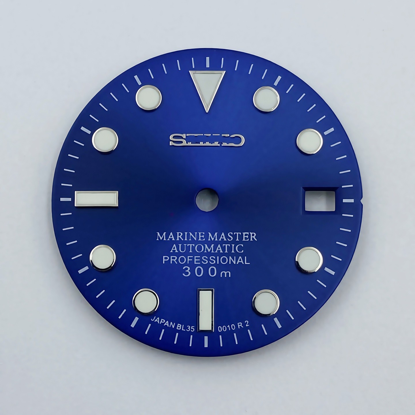 28.5mm Sun Pattern Watch Dial Green Luminous For Nh35 Nh36 Movement Watch Parts