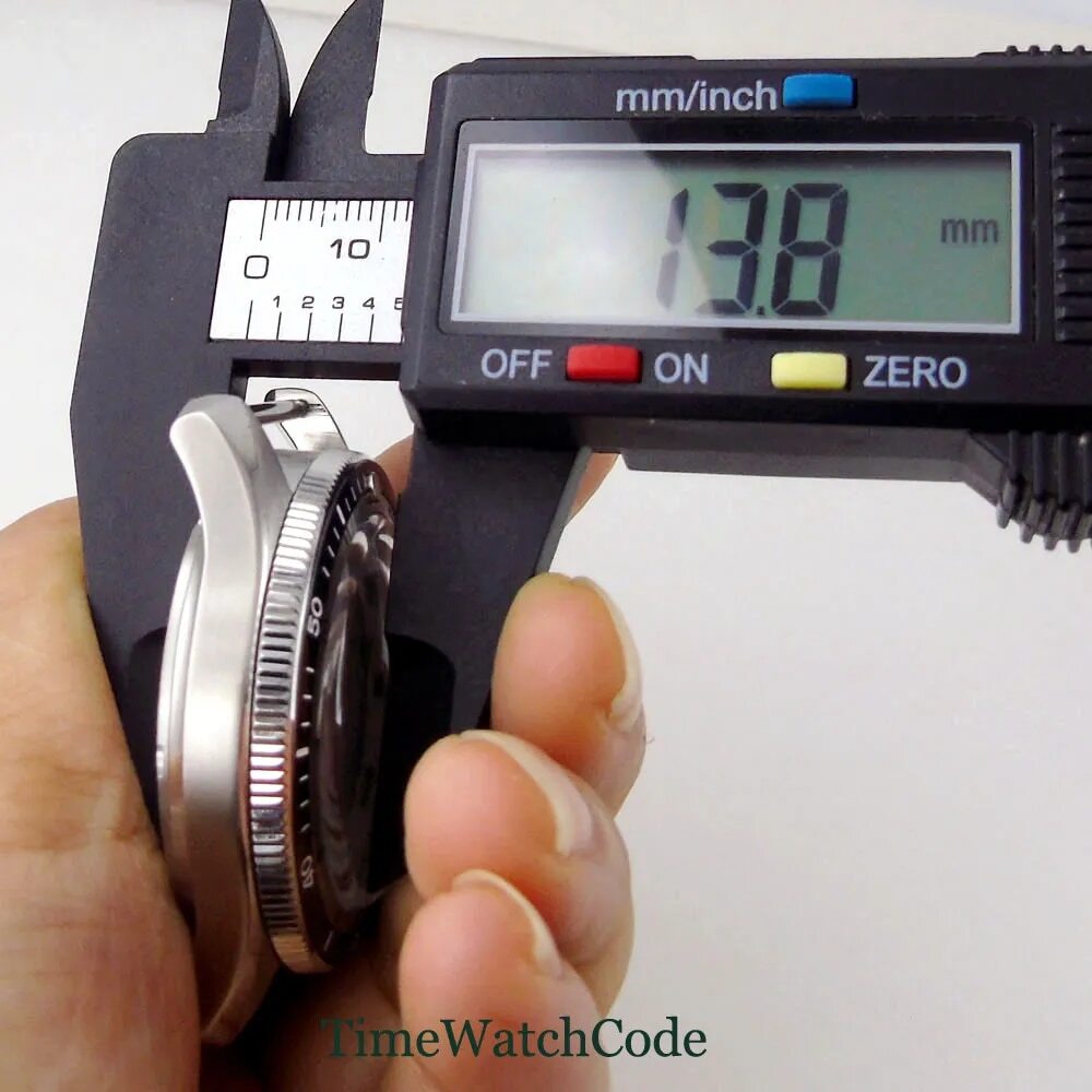 Diving Watch Case for NH35 ETA2824 PT5000 20ATM Double Bow Sapphire Crystal 40mm