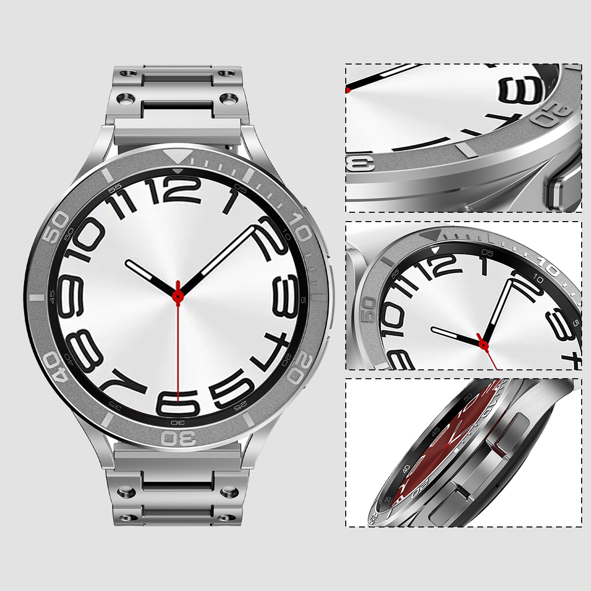 For Samsung Galaxy Watch 6 Classic 43mm 47mm Case Inner Bezel Styling Ring Cover
