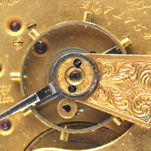 1891 ELGIN POCKET WATCH MOVEMENT 4371754 GRADE: 74 18s 11j (BC)