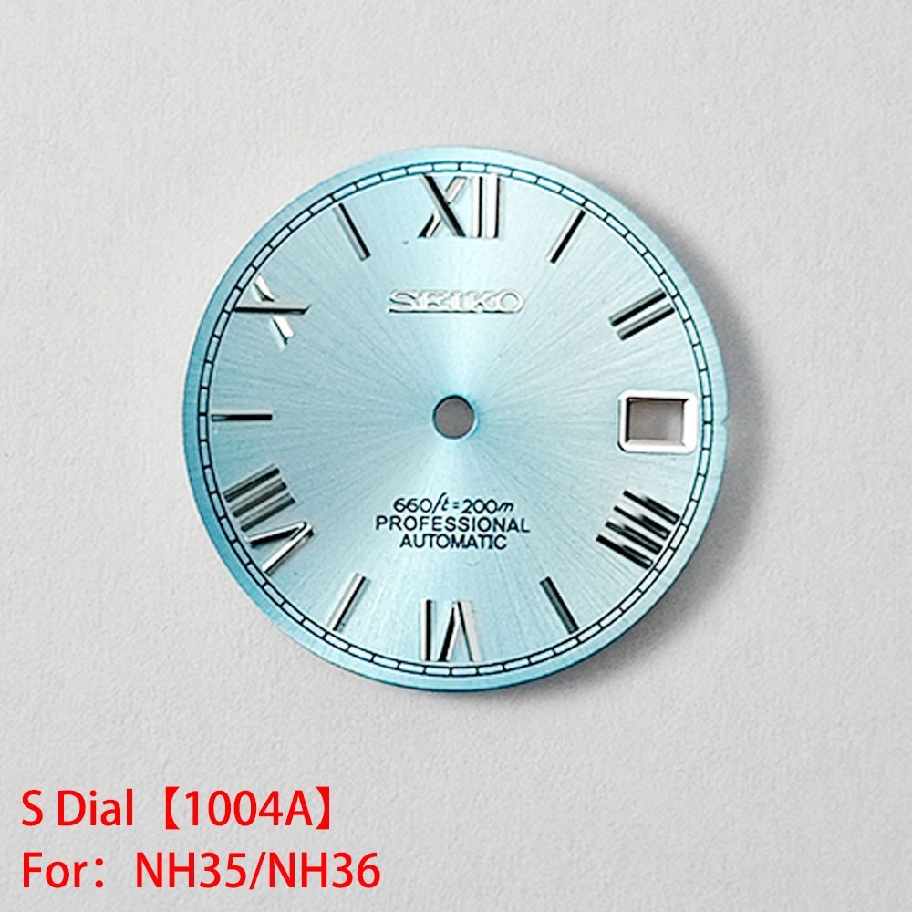 For Seiko 28.5mm Watch Dial No Luminous Fit NH35 NH36 Movement Watches Faces