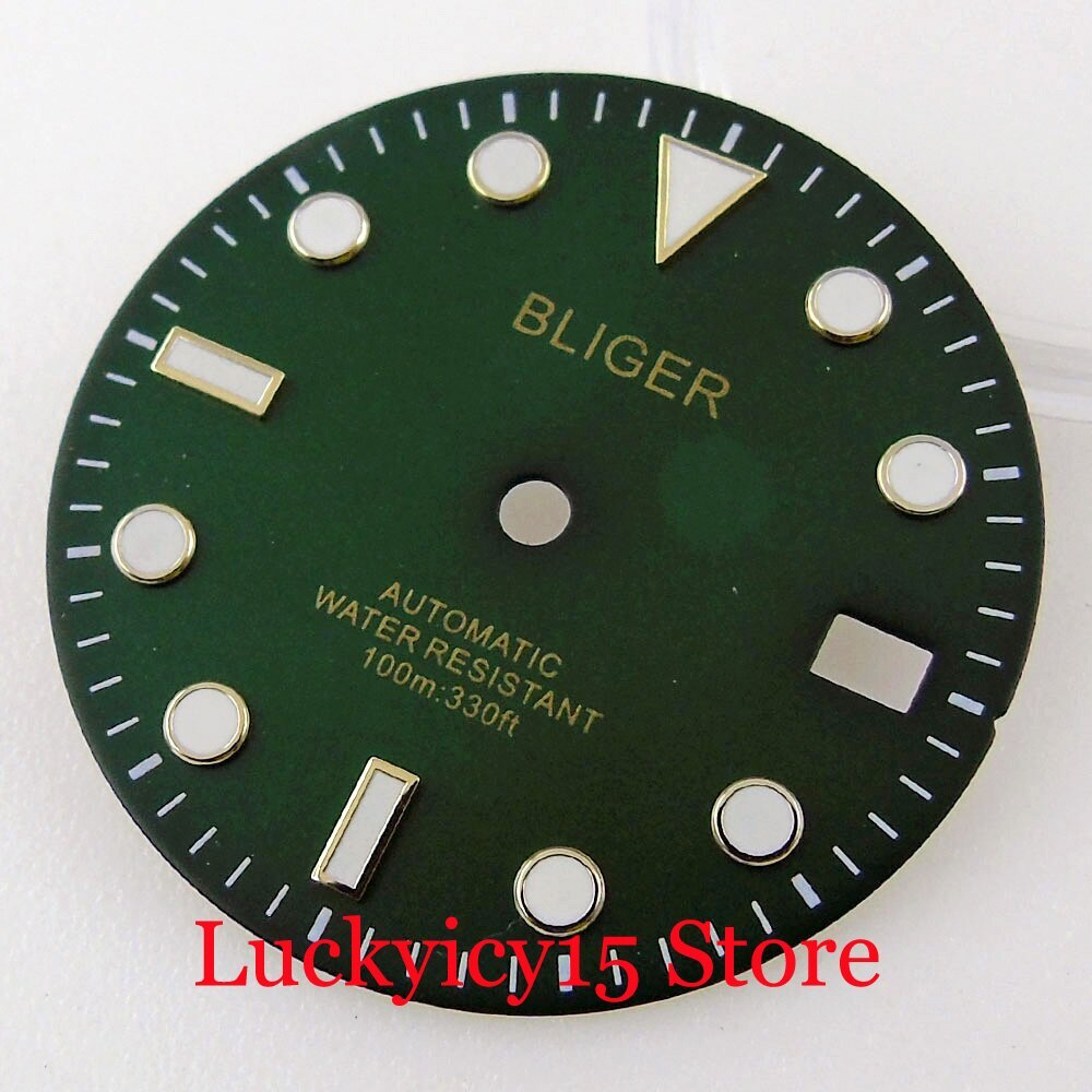 29MM Fit NH35A NH36A Movement Automatic Men Black/Blue/Green/Red Watch Dial