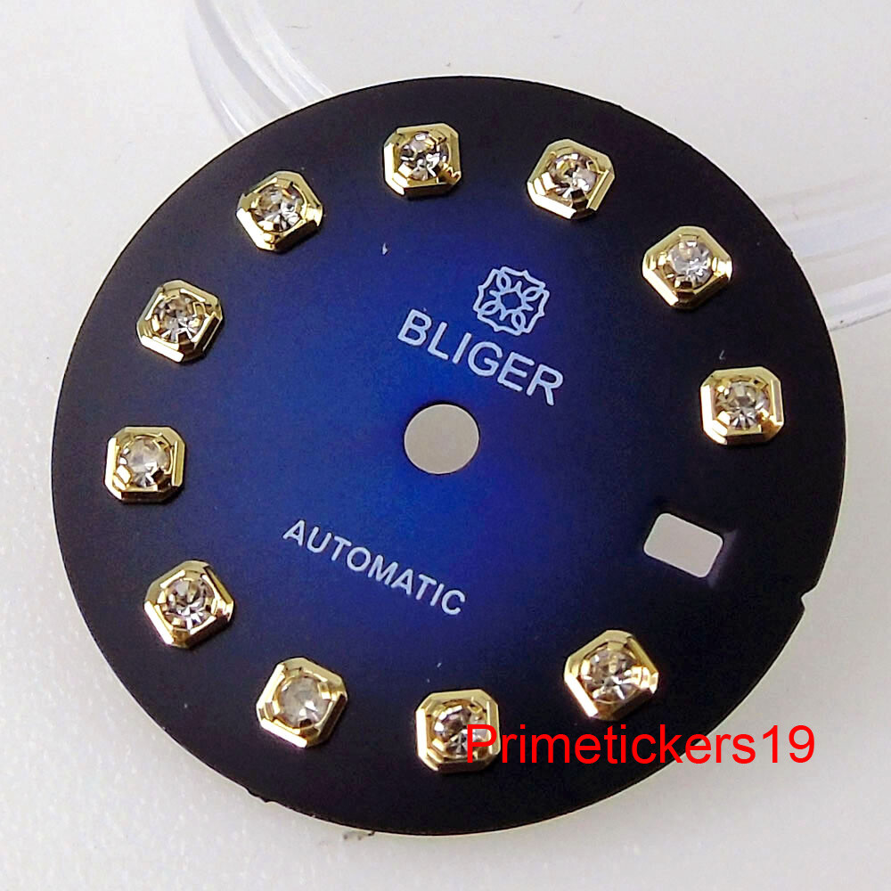 20.5mm Multicolor Sunburst/Gradient Watch Dial Diamond Markers Fit NH05 Movement