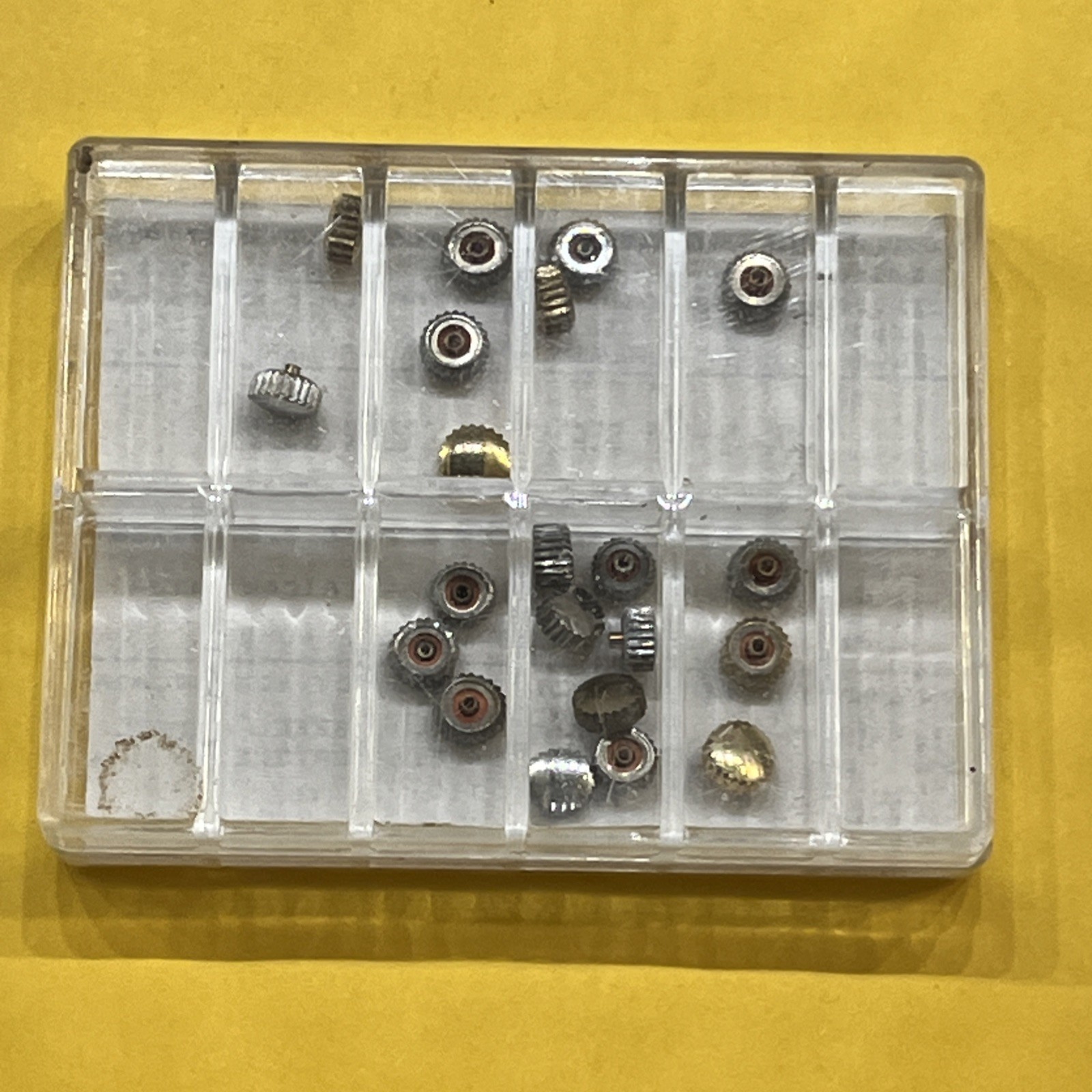 New Old Stock Dress Watch Crown Assortment Kit #2 Watchmaker Parts (623)