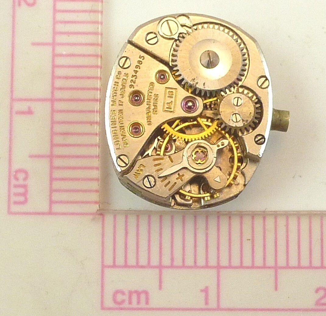 Vintage Longines 14.16 LDS Wristwatch Movement – Parts / Repair Good Balance