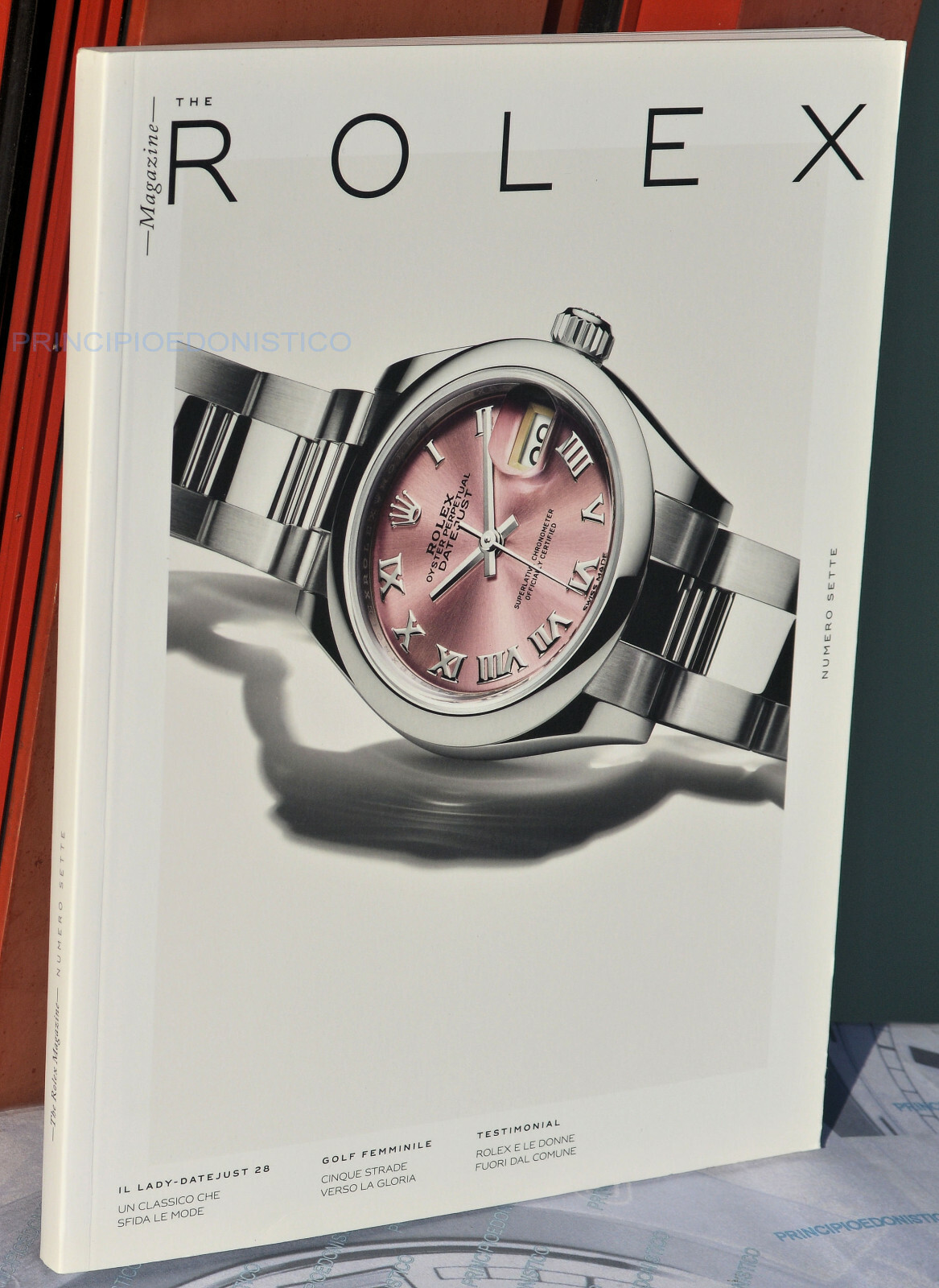 Rolex Magazine Number Seven 7 in Italian with Special on Datejust Women