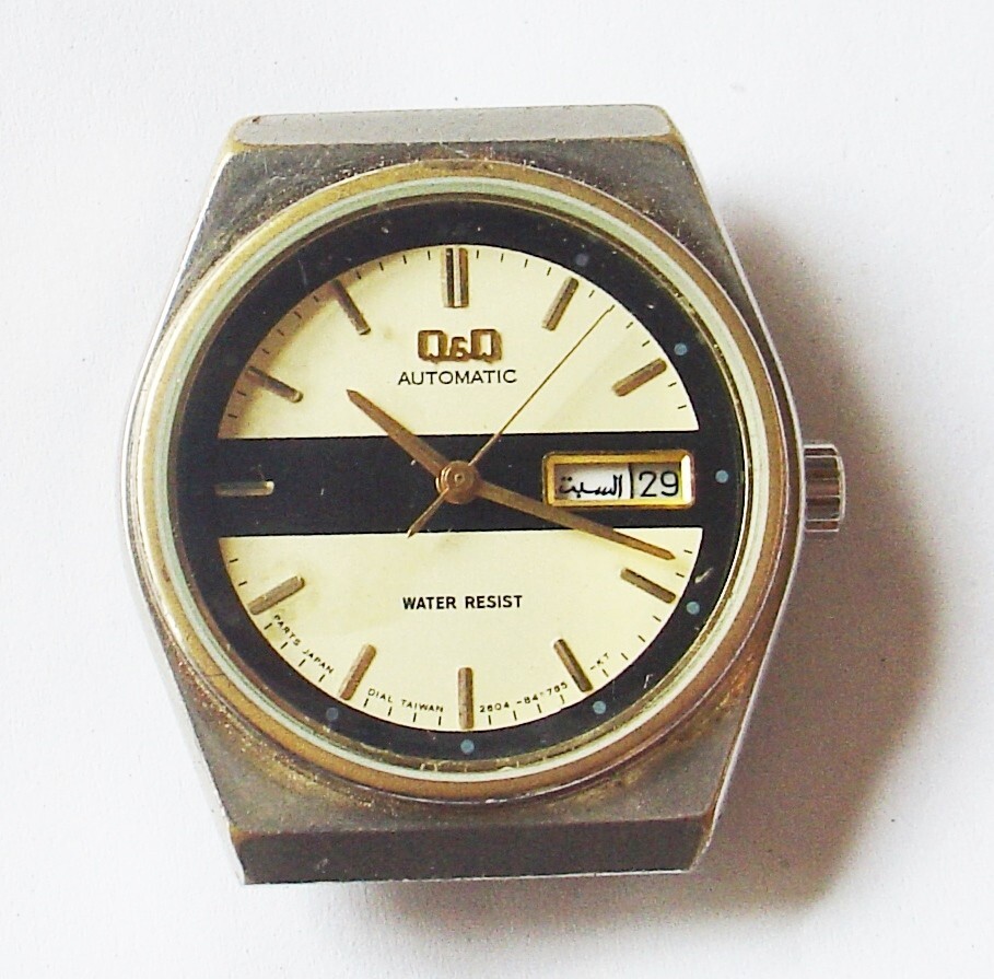 Rary Noworking QSQ AUTOMATIC Watch For Repair Or Parts