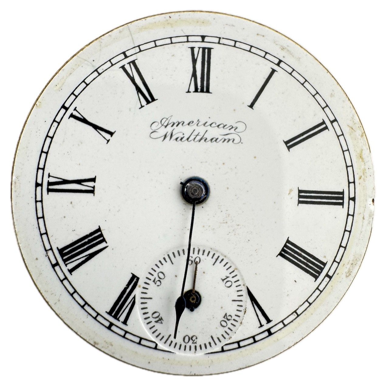 Antique 0s 1899 Waltham 1891 7J Mechanical Hunter Pocket Watch Movement No. 60